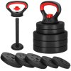 FA1673 GANTERĂ KETTLEBELL COMPOZITĂ 10 KG