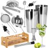 KI0011 SET DE BARMAN PENTRU BĂUTURI SHAKER 600/750 ML, 14 BUC.