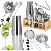 KI0011 SET DE BARMAN PENTRU BĂUTURI SHAKER 600/750 ML, 14 BUC.