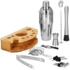 KI0012 SET BARMAN PENTRU BĂUTURI SHAKER 750 ML, 12 PIESE.