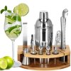 KI0012 SET BARMAN PENTRU BĂUTURI SHAKER 750 ML, 12 PIESE.