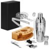 KI0012 SET BARMAN PENTRU BĂUTURI SHAKER 750 ML, 12 PIESE.