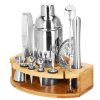 KI0012 SET BARMAN PENTRU BĂUTURI SHAKER 750 ML, 12 PIESE.