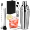 KI0014 SET BARMAN PENTRU BĂUTURI SHAKER 750 ML, 6 BUC.
