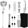 KI0015 SET BARMAN PENTRU BĂUTURI SHAKER, 14 PIESE.