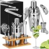 KI0022 SET BARMAN PENTRU BĂUTURI SHAKER 550 ML, 8 PIESE.