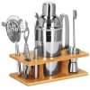 KI0022 SET BARMAN PENTRU BĂUTURI SHAKER 550 ML, 8 PIESE.