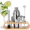 KI0025 SET BARMAN PENTRU BĂUTURI SHAKER, 12 PIESE.