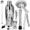 KI0025 SET BARMAN PENTRU BĂUTURI SHAKER, 12 PIESE.