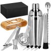 KI0025 SET BARMAN PENTRU BĂUTURI SHAKER, 12 PIESE.