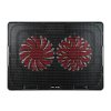 Suport de răcire pentru laptop cu 2 ventilatoare roșii