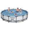 Piscină de grădină cu structură 457 x 107 cm 18în1 Bestway 56488