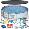 Piscină de grădină cu structură 457 x 107 cm 18în1 Bestway 56488