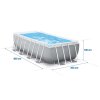 Piscină de grădină cu structură 400 x 200 x 100 cm 17 în 1 INTEX 26788