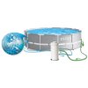 Piscină de grădină cu cadru 366 x 99 cm 4în1 INTEX 26716GN
