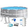Piscină de grădină cu cadru 366 x 99 cm 4în1 INTEX 26716GN