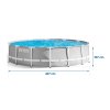 Piscina de grădină cu structură 427 x 107 cm 12în1 INTEX 26720GN