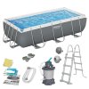 Piscină de grădină cu structură 404 x 201 x 100 cm 10în1 56442 Bestway