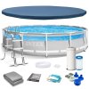 Piscină de grădină cu cadru 427 x 107 cm 12în1 INTEX 26722