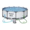 Piscină de grădină cu structură 366 x 100 cm 17în1 Bestway 56418