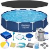 Piscină de grădină pe cadru 366 x 76 cm 16în1 Bestway 56681