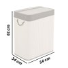 Coș de haine din bambus cu capac 100 l Massido