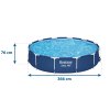 Piscină de grădină cu structură 366 x 76 cm 16în1 Bestway 56681