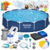 Piscină de grădină cu structură 366 x 76 cm 16în1 Bestway 56681