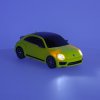 Mașină RC 1:14 Volkswagen Beetle galbenă