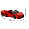 Mașină RC 1:14 AUDI R8 Spyder cărămizi