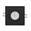 Ramă pătrată neagră pentru reflector MR16/GU10