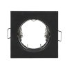 Ramă pătrată neagră pentru reflector MR16/GU10