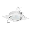 Reflector pătrat alb reglabil MR16/GU10