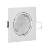 Reflector pătrat alb reglabil MR16/GU10