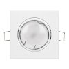 Reflector pătrat alb reglabil MR16/GU10