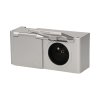 Priză etanșă IP44, 2x2P+E, argintie