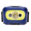 Lanternă frontală LED COB cu control fără atingere, albastră