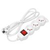Prelungitor cu întrerupător 5m, 3 prize