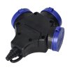 Prelungitor exterior impermeabil 3x priză IP44