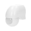Senzor de mișcare PIR 180° IP44 reglabil