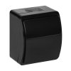 Comutator negru impermeabil IP44 pentru montare