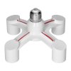 Adaptor pentru becuri E27 cu 4 prize