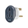 Adaptor de călătorie UK, priză universală 230V