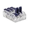 Conector pentru îmbinarea conductorilor cu 3 fire, 4 bucăți