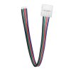 Conector LED RGB cu cablu 10mm pe o singură parte