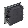 Cutie de pardoseală pentru module 6x sau 12x, negru