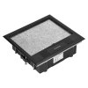 Cutie de pardoseală pentru module 6x sau 12x, negru