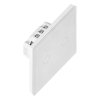 Intrerupător de perete Smart Wi-Fi, 2-gang, alb