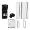 Interfon audio cu două fire cu RFID și sursă de alimentare
