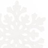 CA0717 DECORAȚIUNE DE CRĂCIUN "FULG DE NEA" 6 CM 8 BUC.